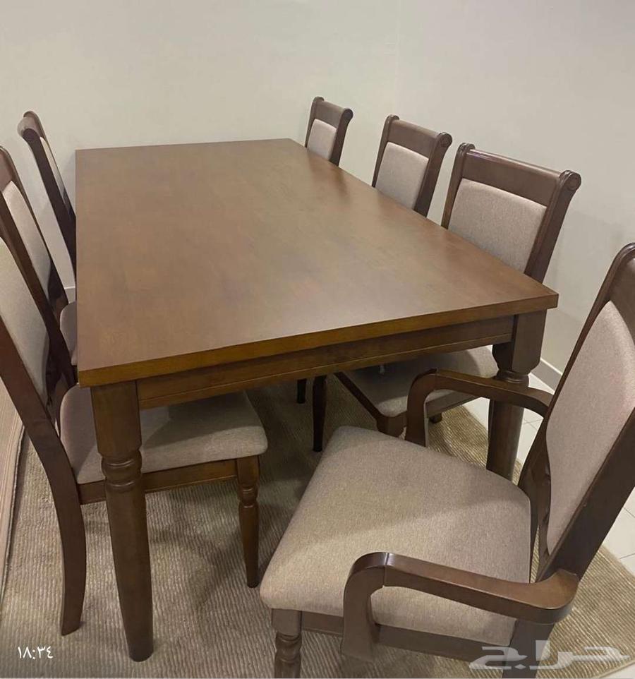 طاولة طعام خشب هوم سنتر64492053989763110