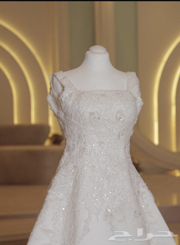 فستان زفاف استخدام مرة واحدة مع طرحة وجيبون64502734680834110