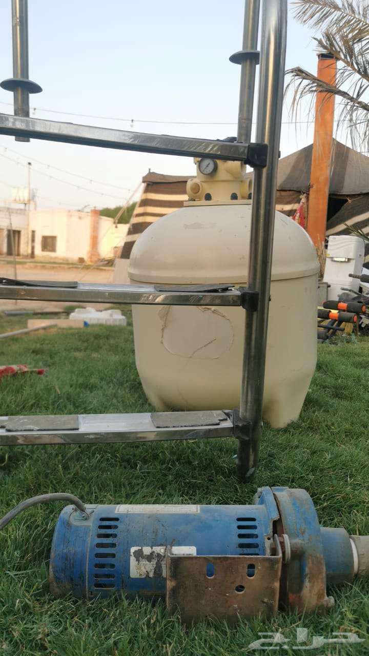 للبيع دبة فلتر مسبح ودينمو وسلم استيل64496986296194110