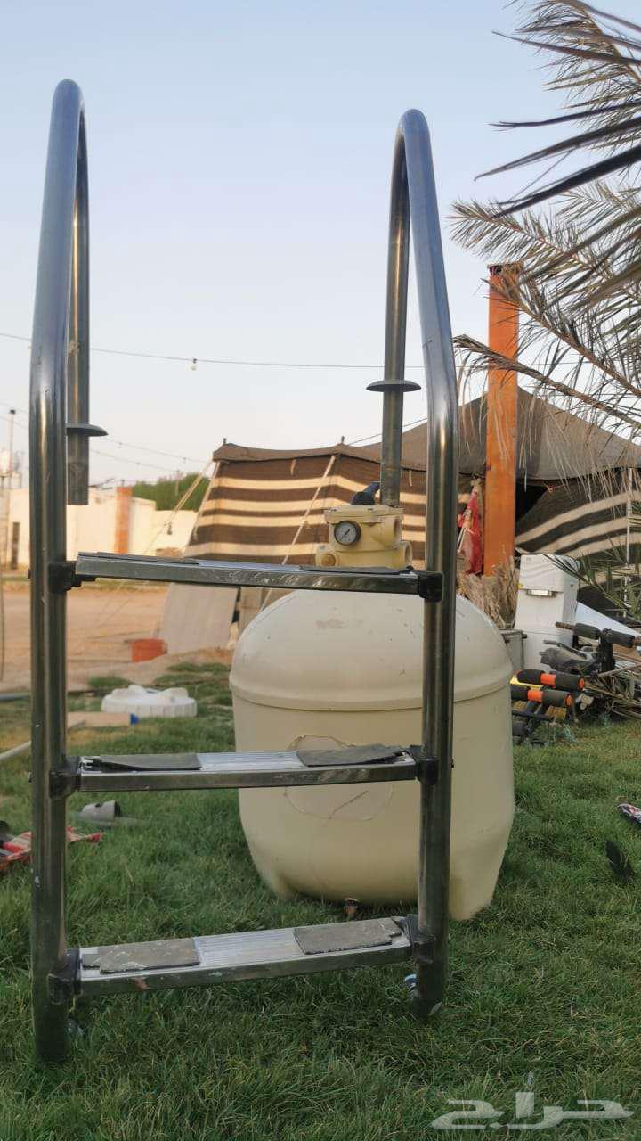 للبيع دبة فلتر مسبح ودينمو وسلم استيل64496986296194111