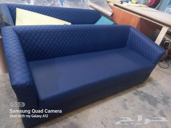 كنب جلد جديد مادل كلو ألوان موجود مختلف أشكال متوفر64513043674241112