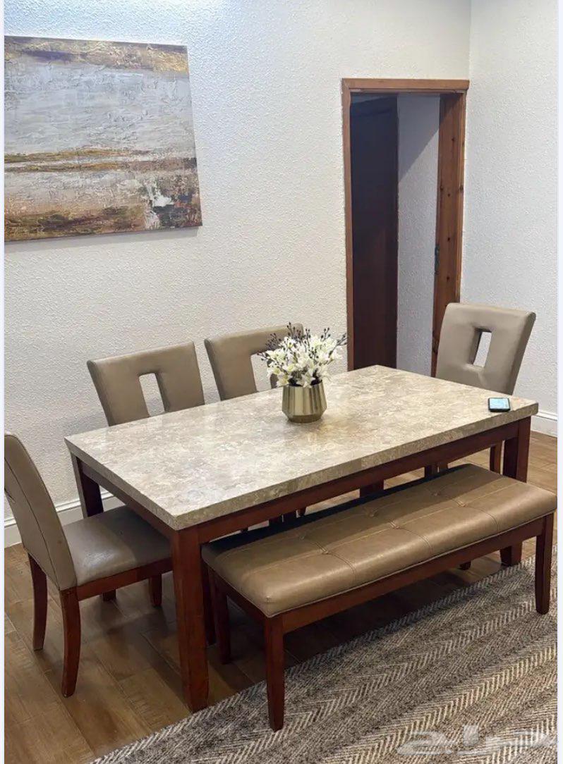 طاوله طعام من هوم سنتر رخام64495885610883110