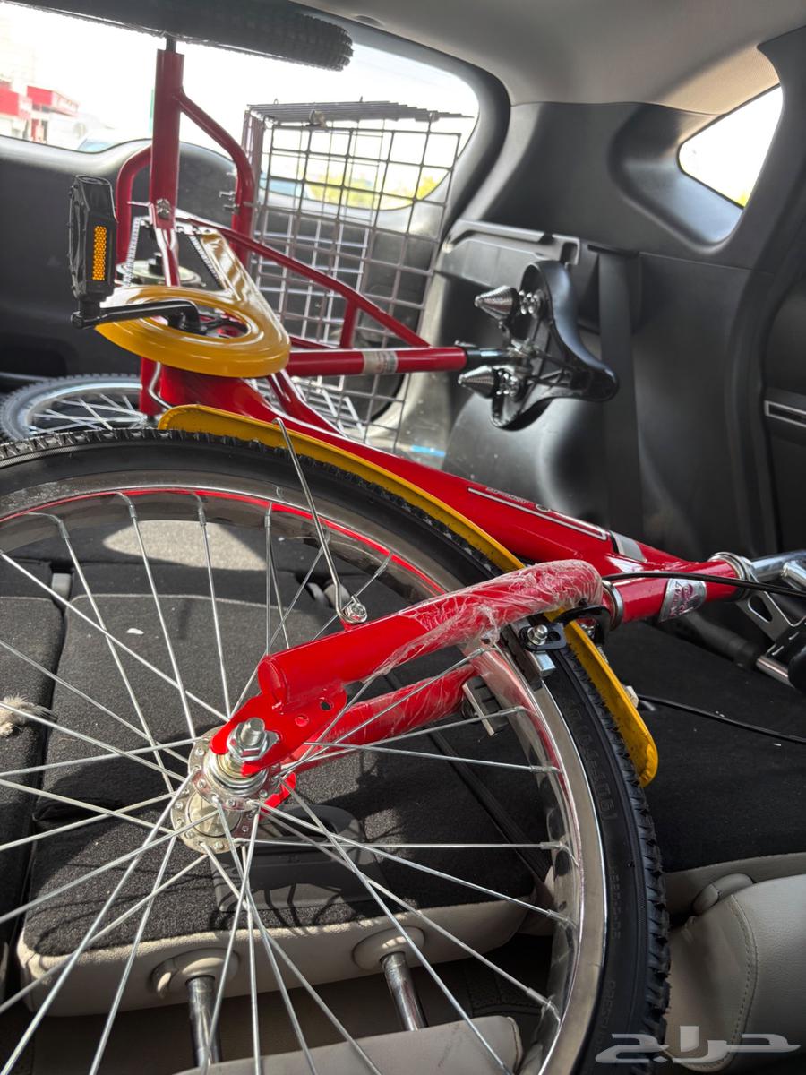 سيكل نظيف جدا ابو 3 عجلات حجم وسط مع سلة64498563964675111