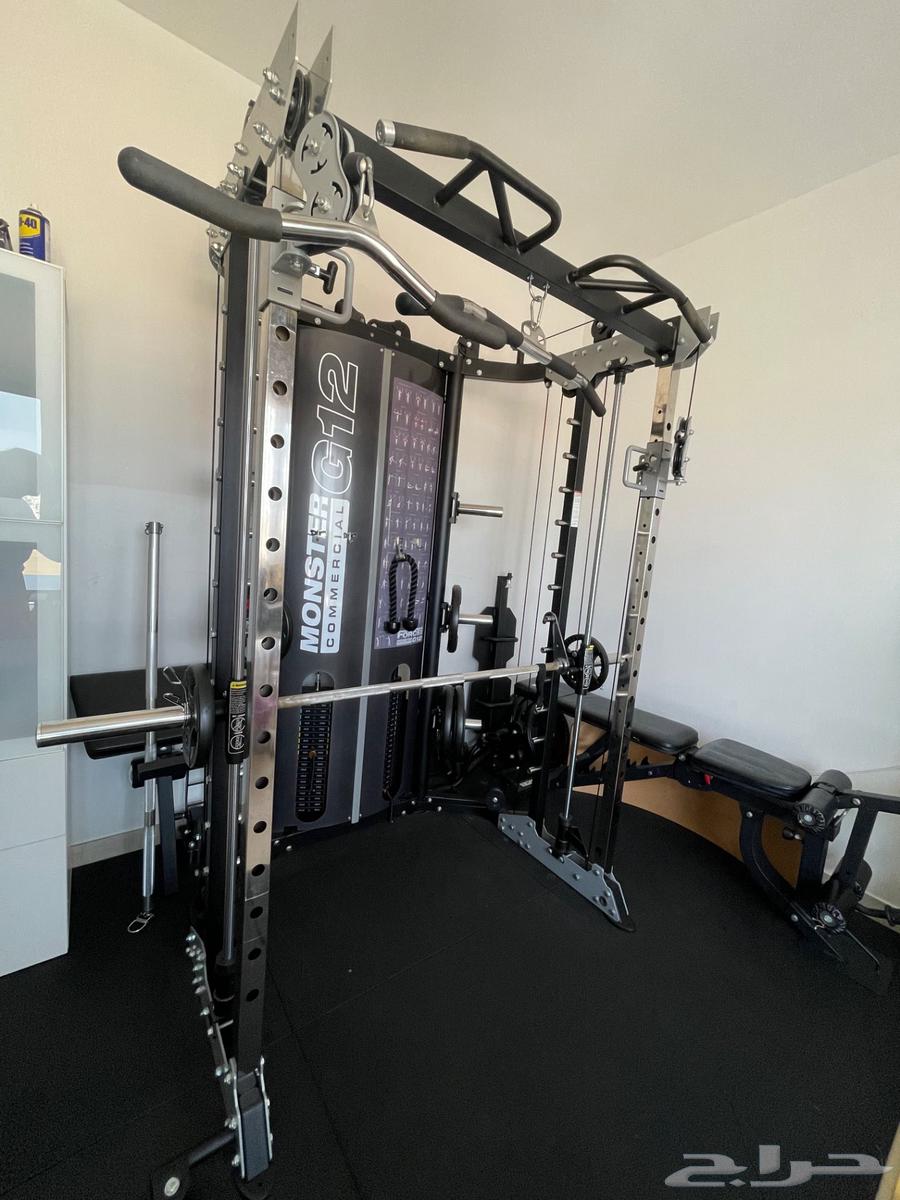 هوم جيم منزلي متكامل بحالة ممتازة  فرصة لا تعوض  Monster G1264476852748931112