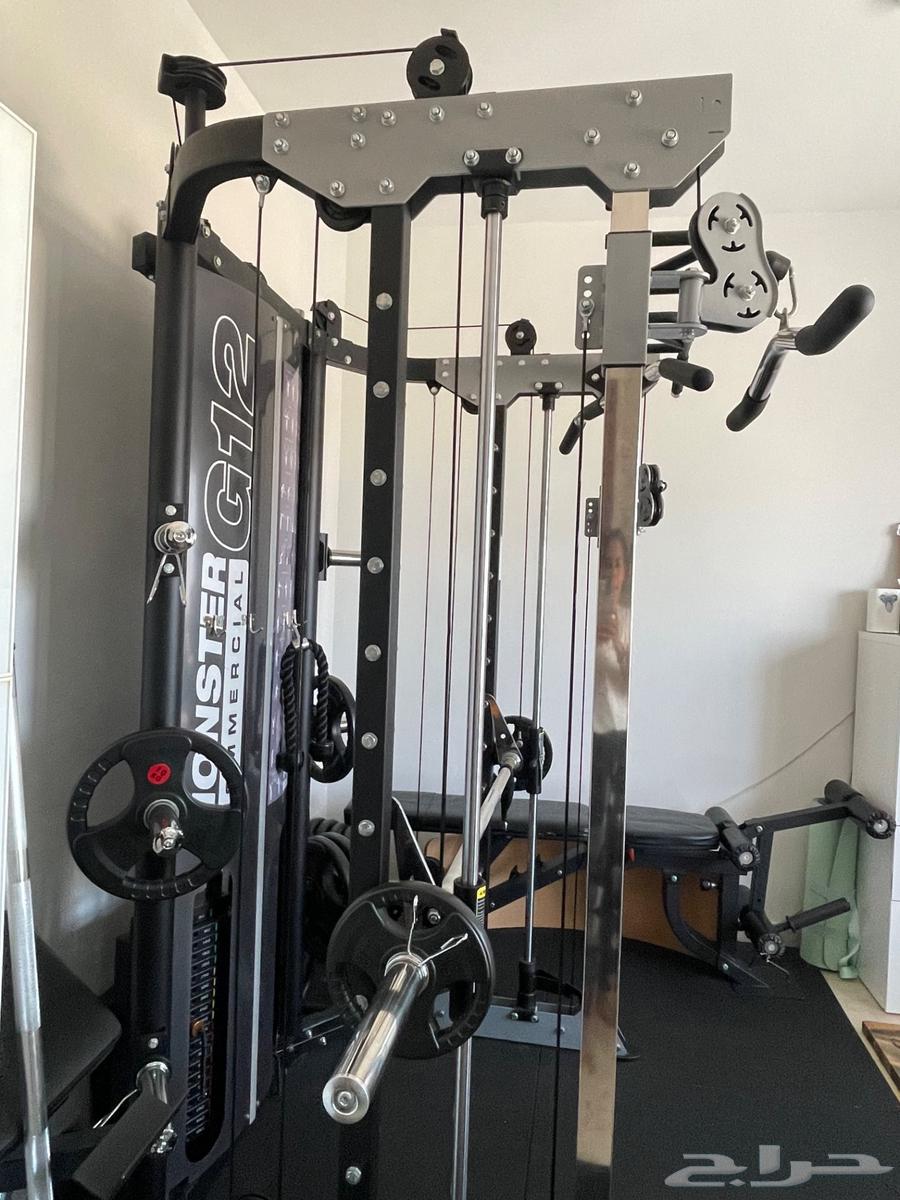 هوم جيم منزلي متكامل بحالة ممتازة  فرصة لا تعوض  Monster G1264476852748931113