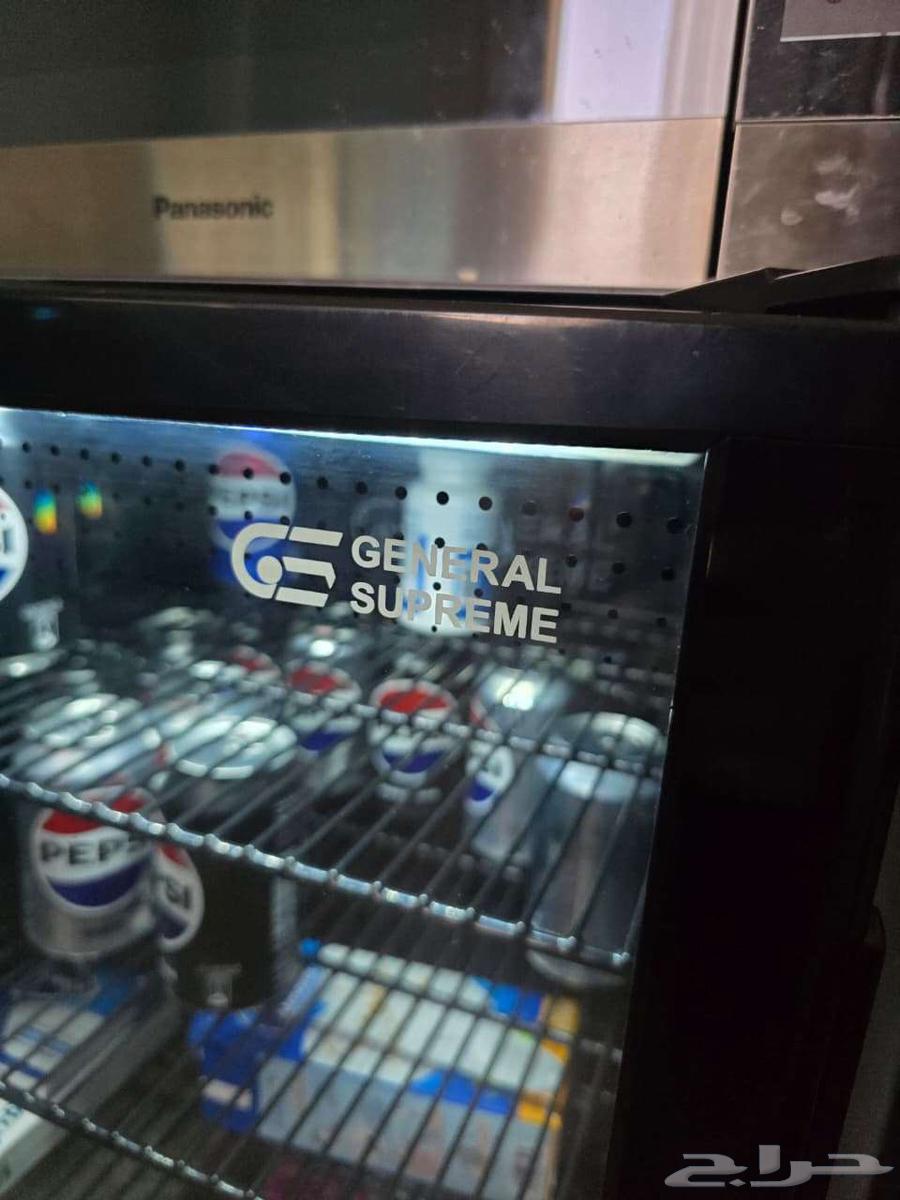 ثلاجة باب زجاجي حجم 92 لتر جنرل سوبريم General Supreme64497344912131112