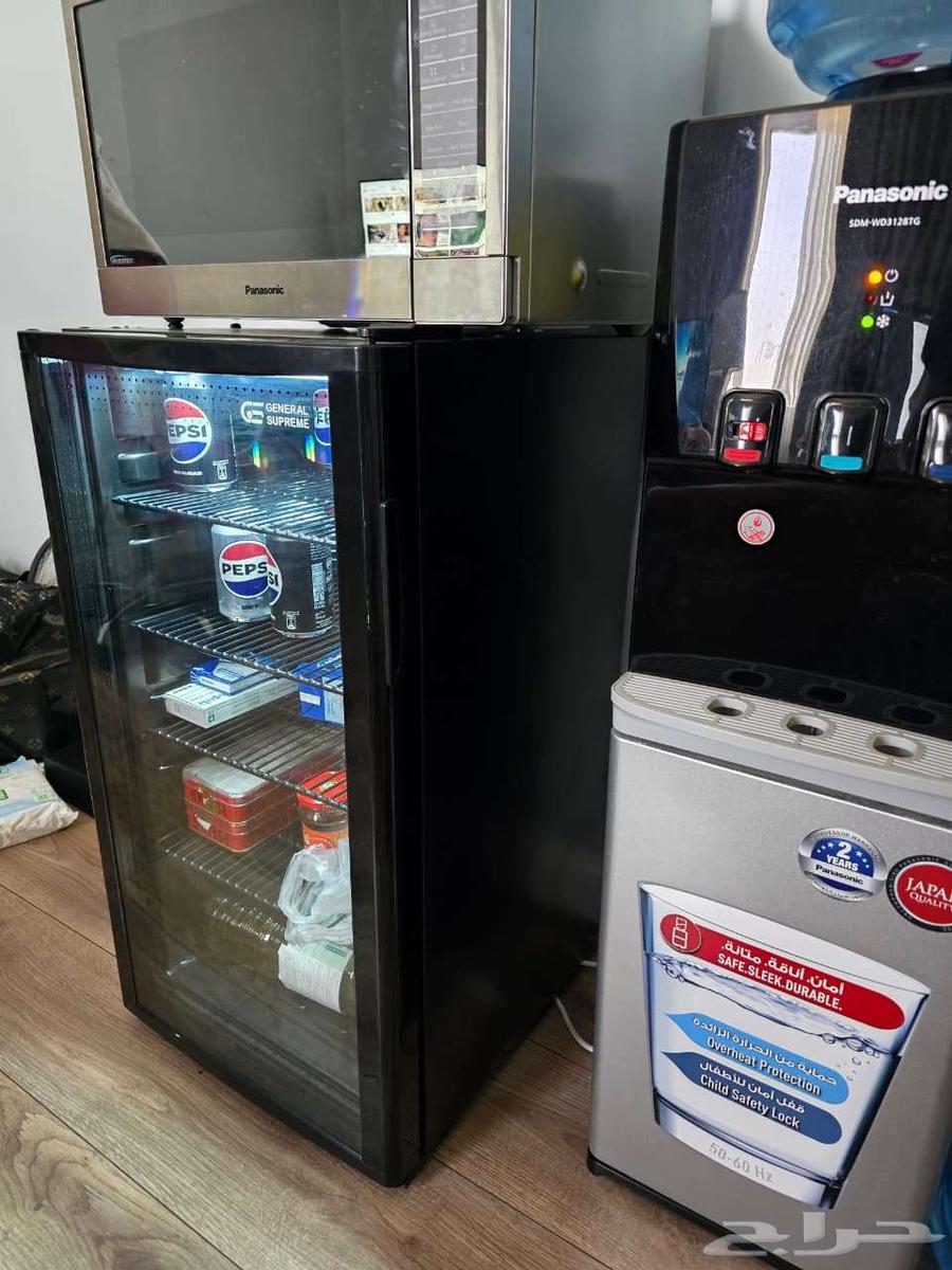 ثلاجة باب زجاجي حجم 92 لتر جنرل سوبريم General Supreme64497344912131110