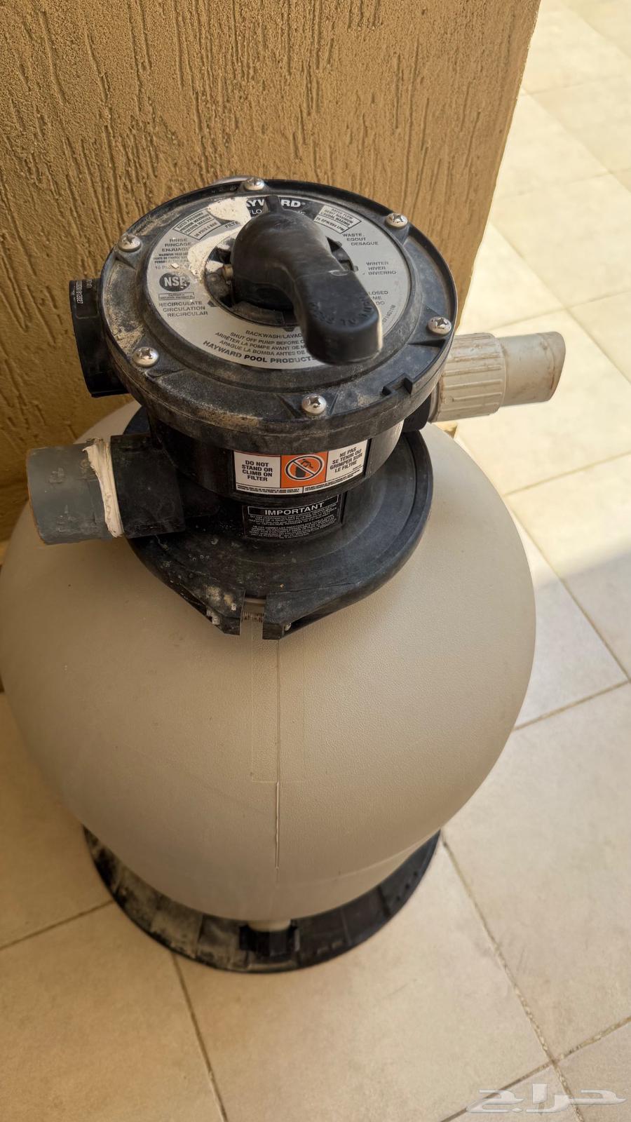 Swimming pool filter and new unused pump64499076342658111