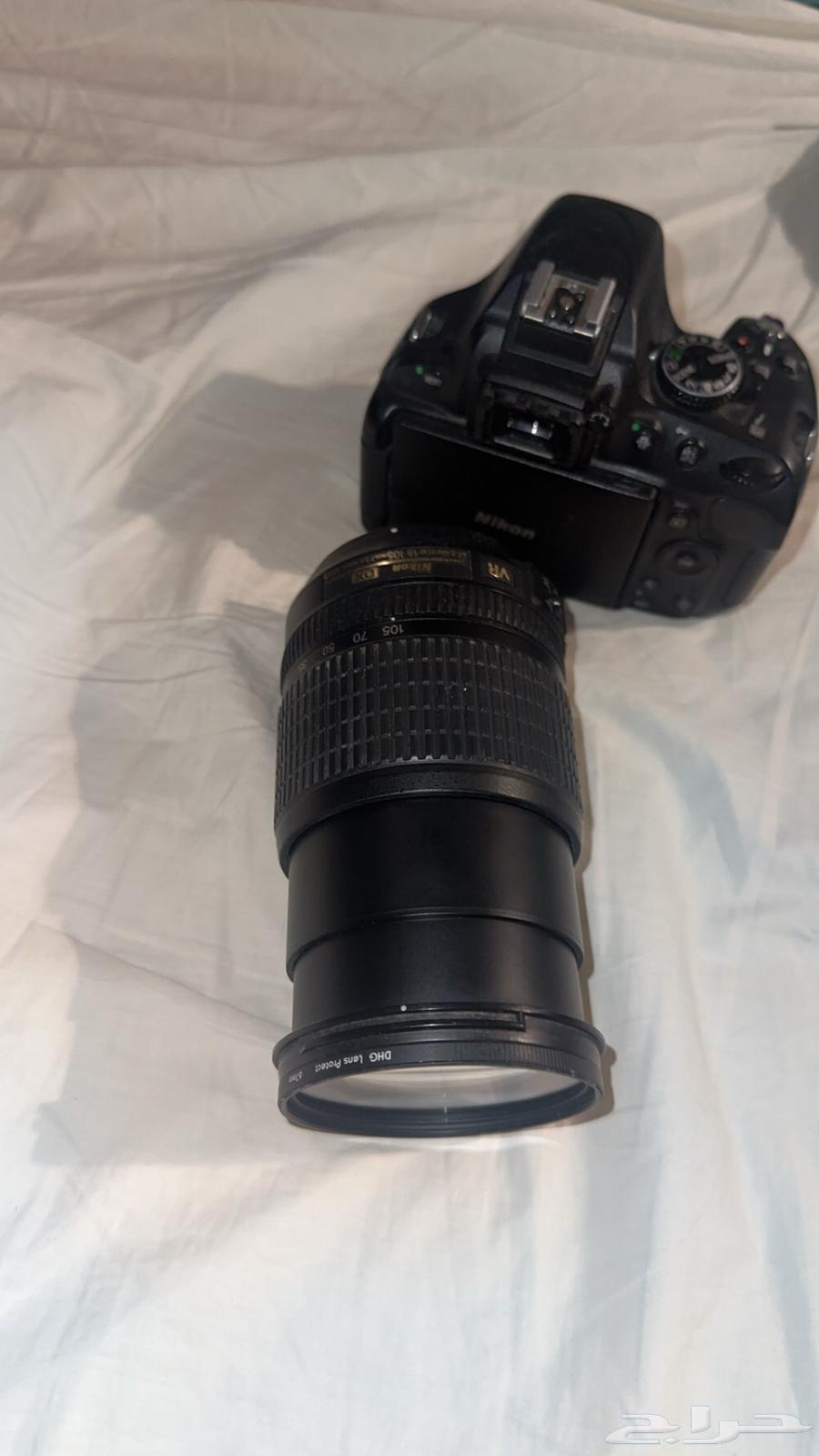 عدسة نيكون 18-105 نظيفه64500243137411111