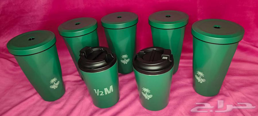 أكواب هاف مليون خضراء اليوم الوطني بارد وحار64455852028418113