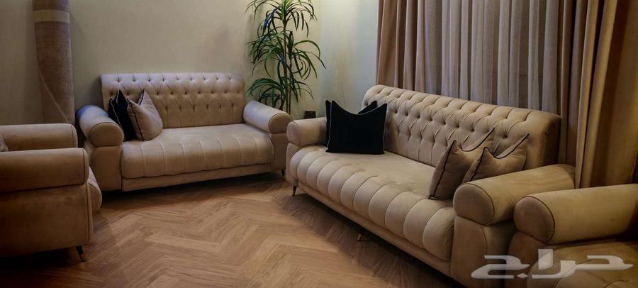 كنب اربع قطع 7 أشخاص نظيف جدا شبه جديد64502336832385113