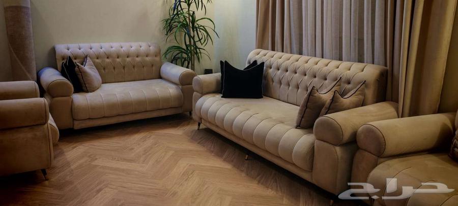 كنب اربع قطع 7 أشخاص نظيف جدا شبه جديد64502336832385111