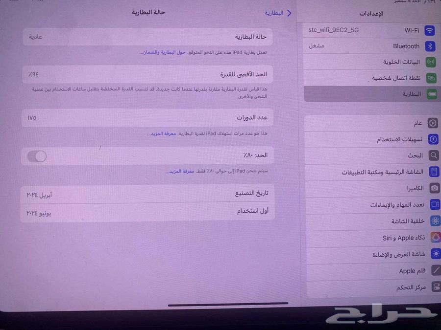 للبيع أيباد 11 pro M464501874152578111