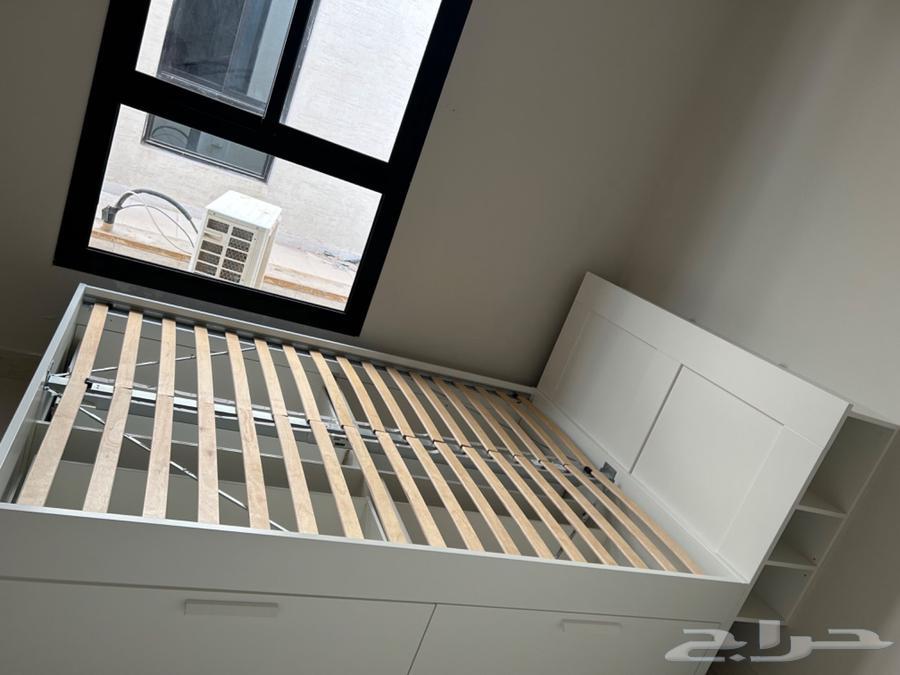 سرير جديد 140x200 سم مع رف كتب64496378195075112