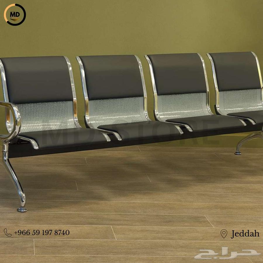 New leather waiting chairs for 3, 2, 4, 5 persons64498411193089112