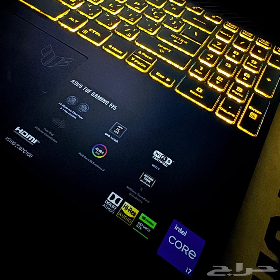 Asus TUF A15 بوضع نظيف جدا  مع جميع الملحقات64497027448195112