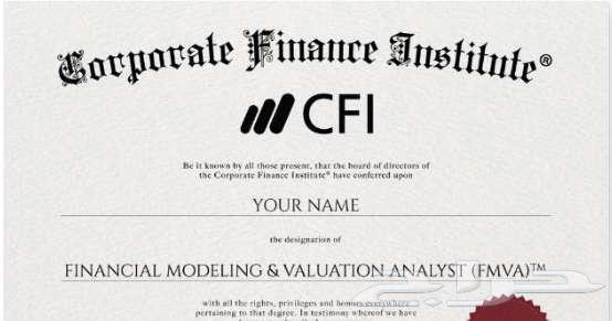 FMVA Financial Analyst Certification Explanation64148715035011110