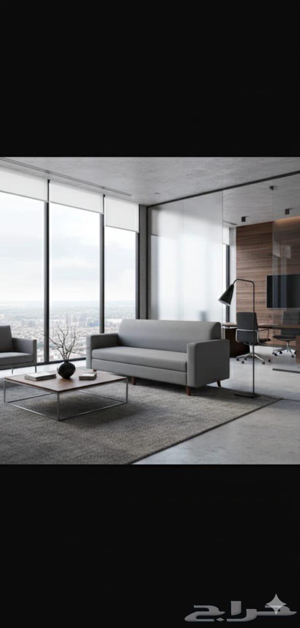 كنب جلد مكتبي بتصاميم عصرية و فخمة ونفسو يوم طلب توصيل64510648303233113