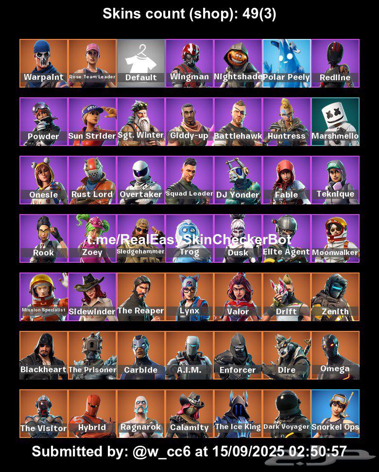 حساب فورت نايت للبيع64503926398082110