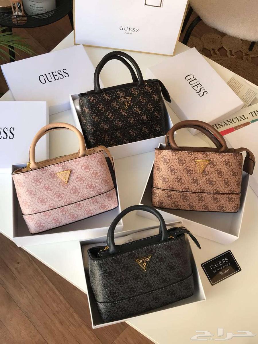 قيس شنطات ماركات بملحقات شنط ماركة جيس طبق اصل للاصلي Guess64511325708034110
