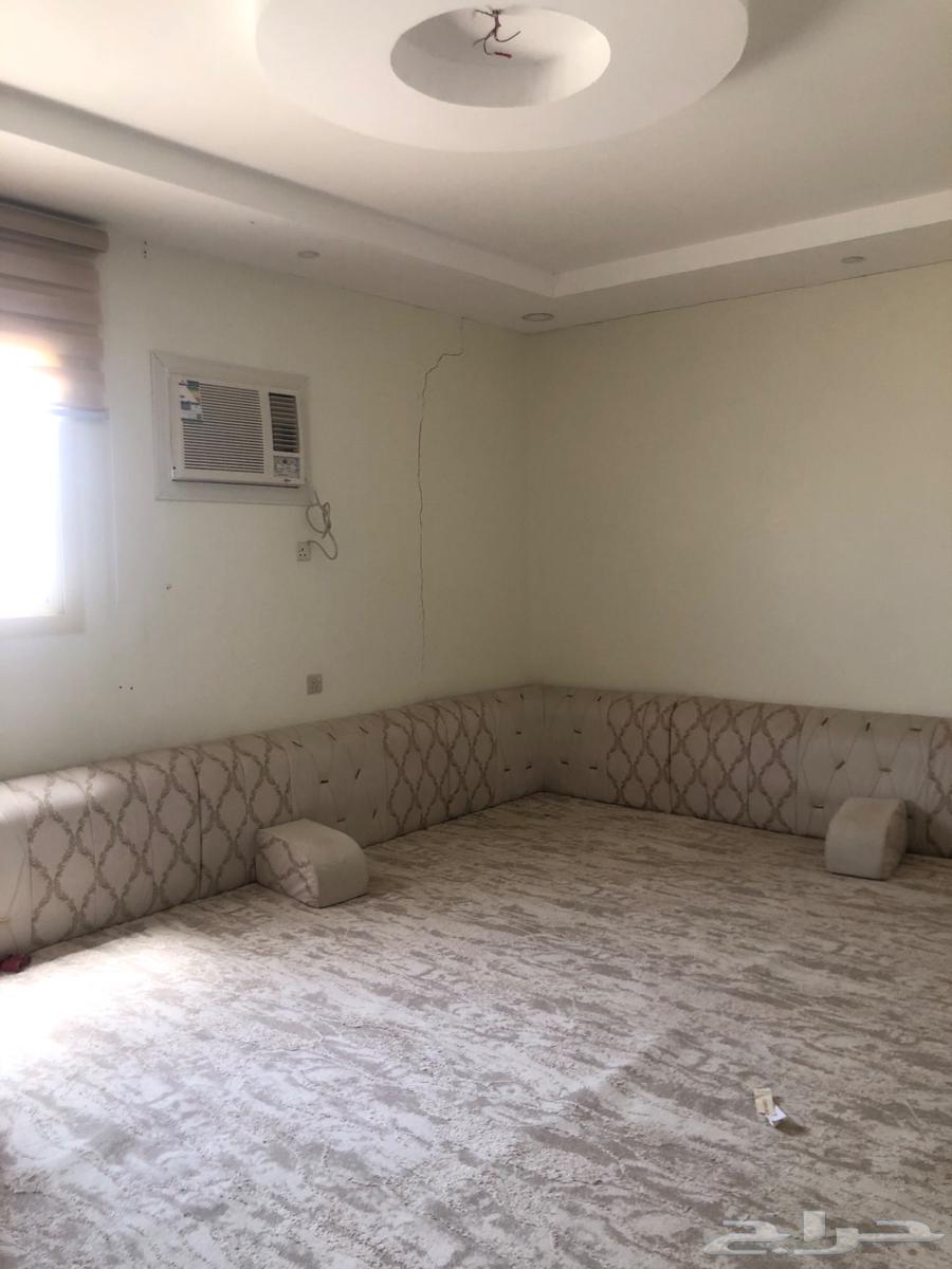 Clean ground floor majlis with cushions and roller blind64505314914563110