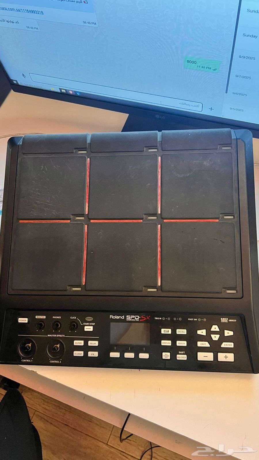 للبيع  درمز إلكتروني Roland SPD-SX مستعمل64511057610115111