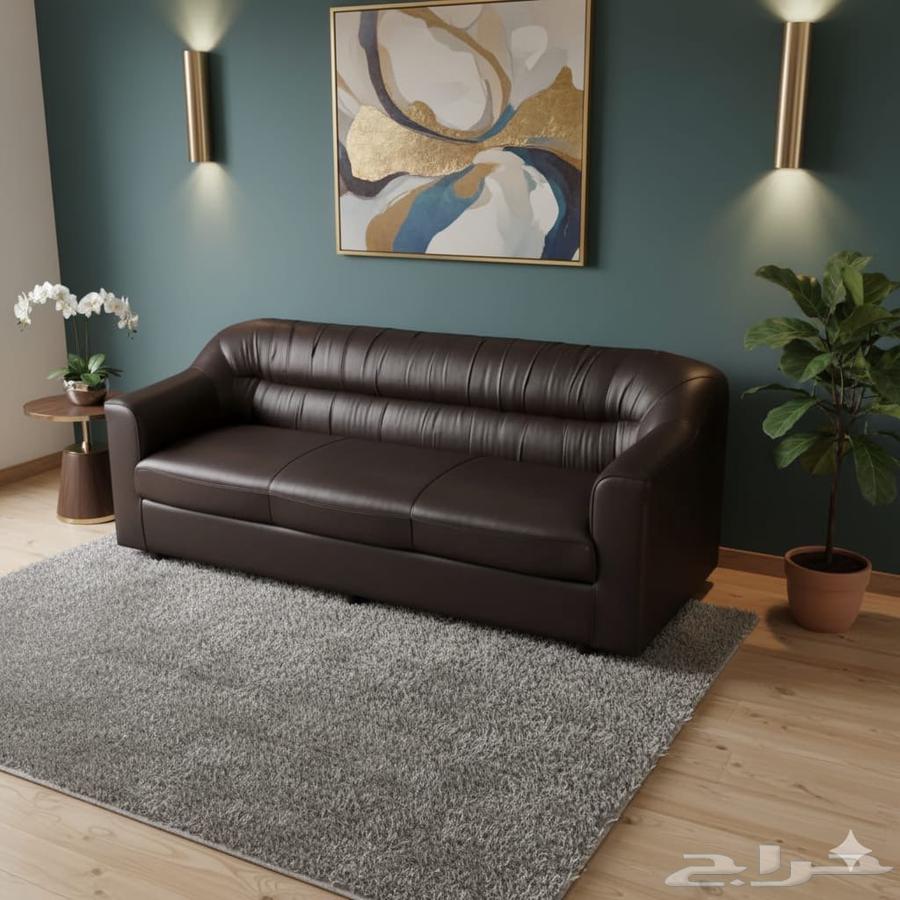 كنب جلد مكتبي بتصاميم عصرية و فخمة ونفسو يوم طلب توصيل64510648303233114