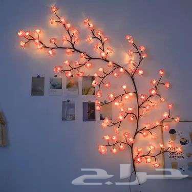 Circular LED lights and illuminated trees64421445398915112