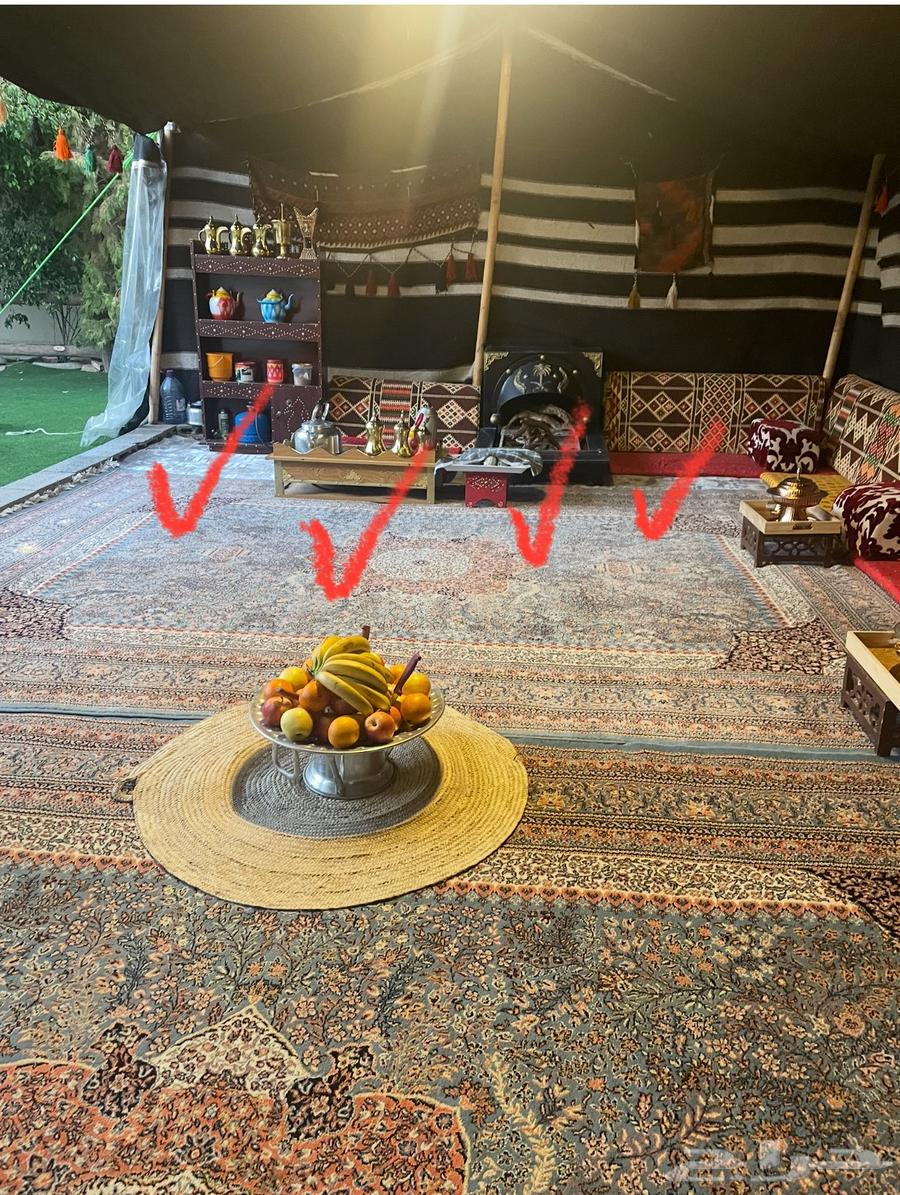 للبيع اثاث بيت شعر دولاب - هيتر وقز - مشب - جلسات ارضيه64512469142402110