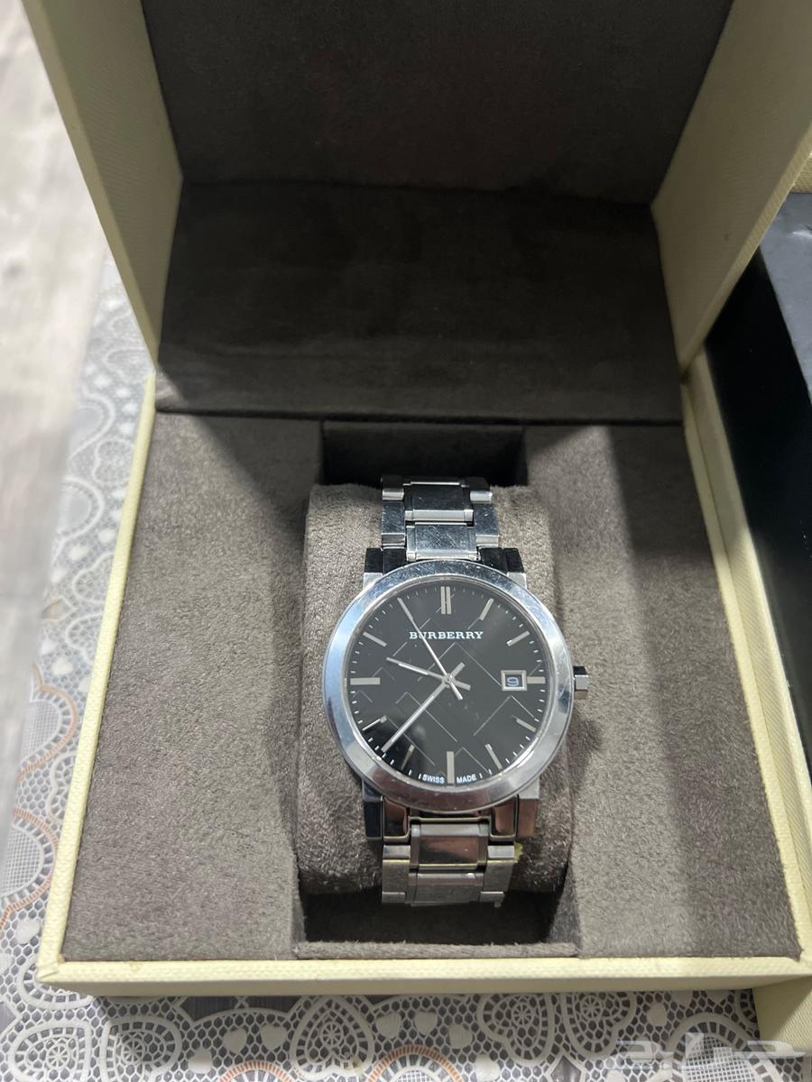 ساعة بيربري رجالي ساعة سويسرية أصلية64517903142658112