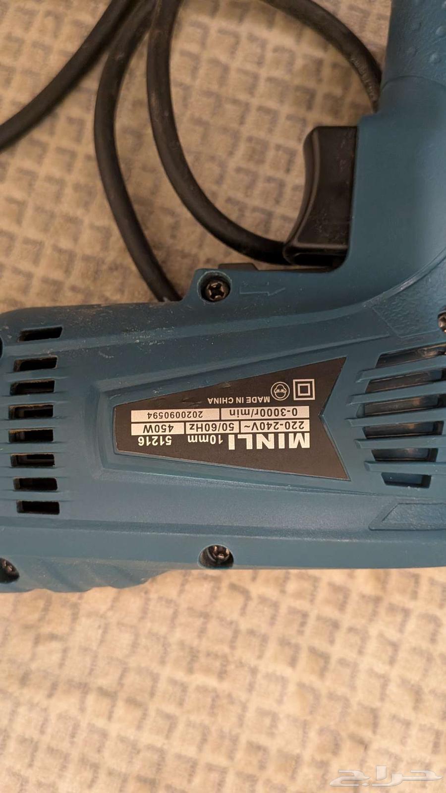 للبيع دريل بحاله ممتازة64514513767938110