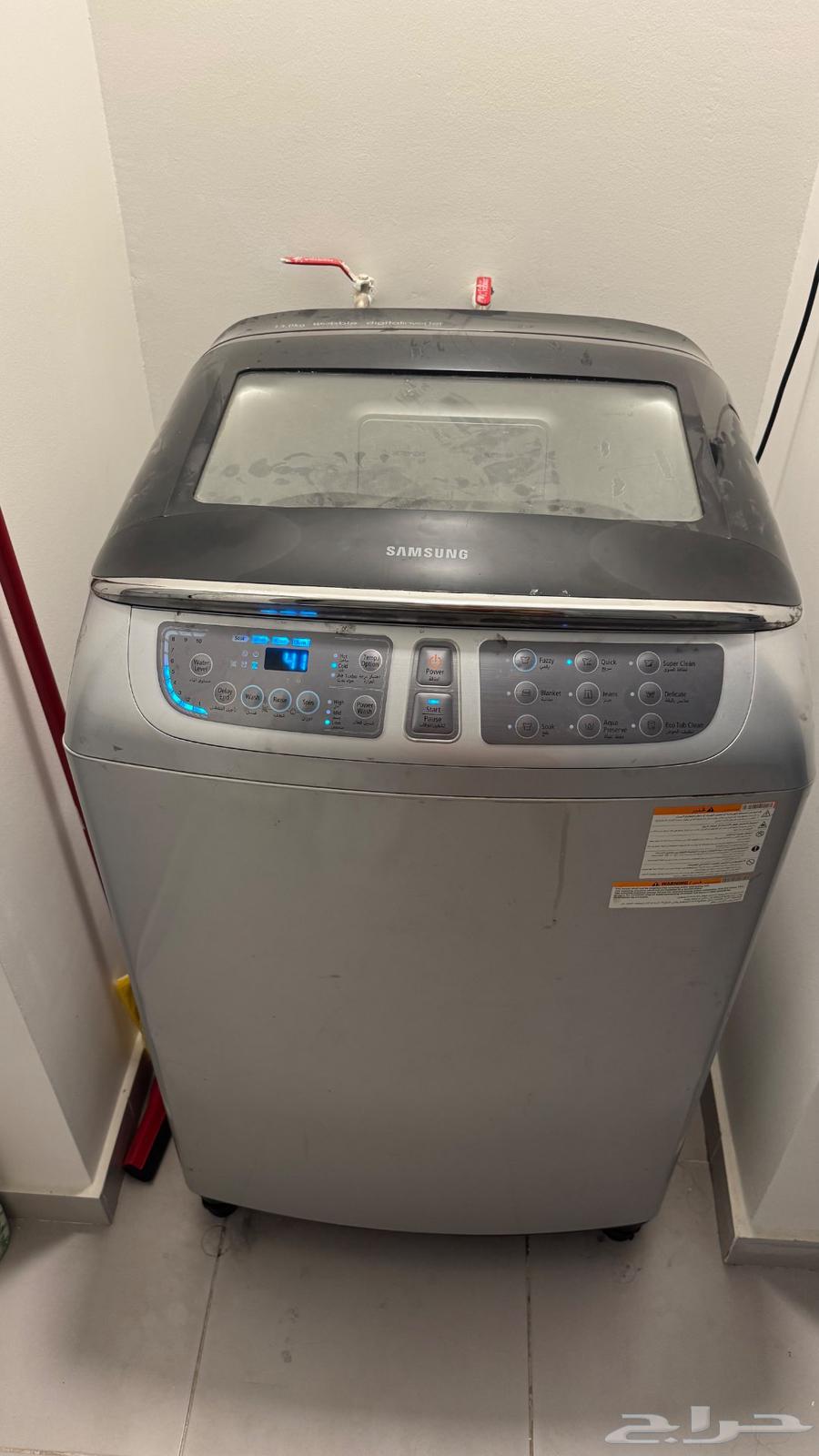 للبيع غساله ملابسه سامسونج نظيفه استخدام قليل64516155786626111