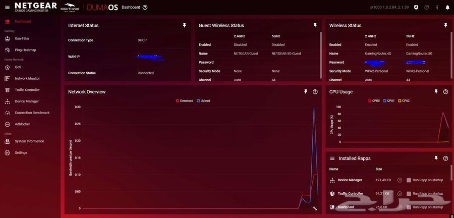 Gaminq XR1000 Router64516254171265110