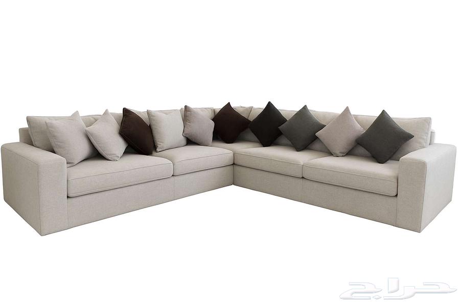 كنبة زاوية فاخرة للبيع   حالة ممتازة64514610433409110