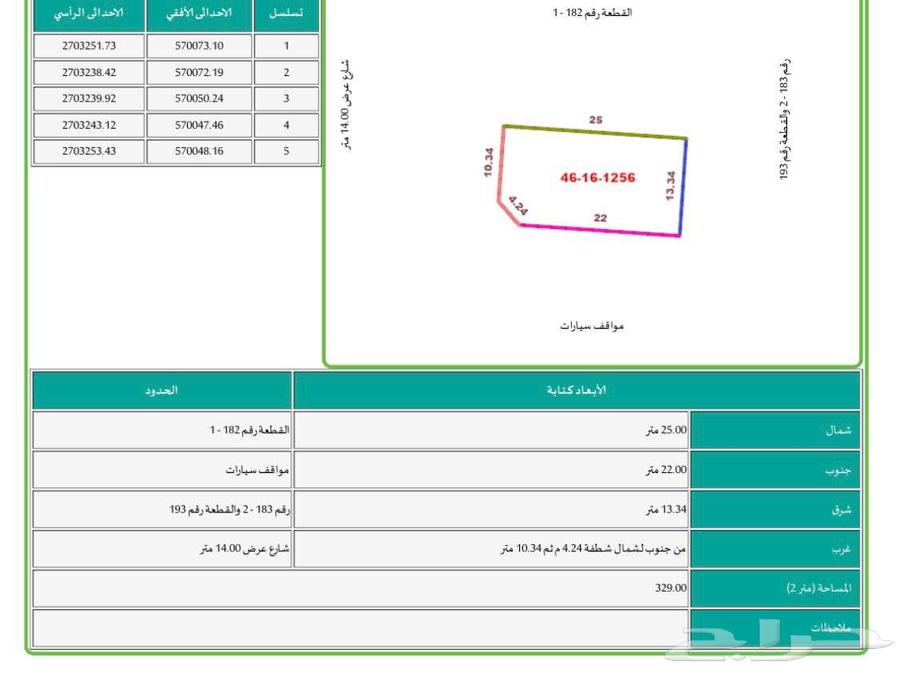 Residential land for sale in Al Ulya scheme (Al Badrani neighborhood)64143905592707110