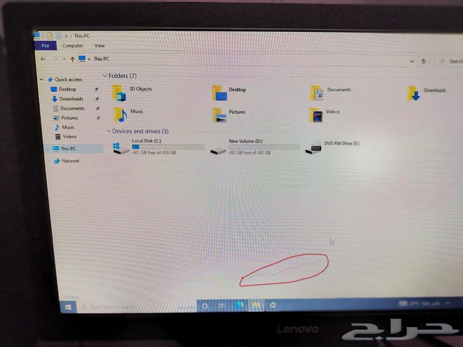 كمبيوتر مكتبي لينوفو اخو الجديد للبيع المستعجل64518946067330114