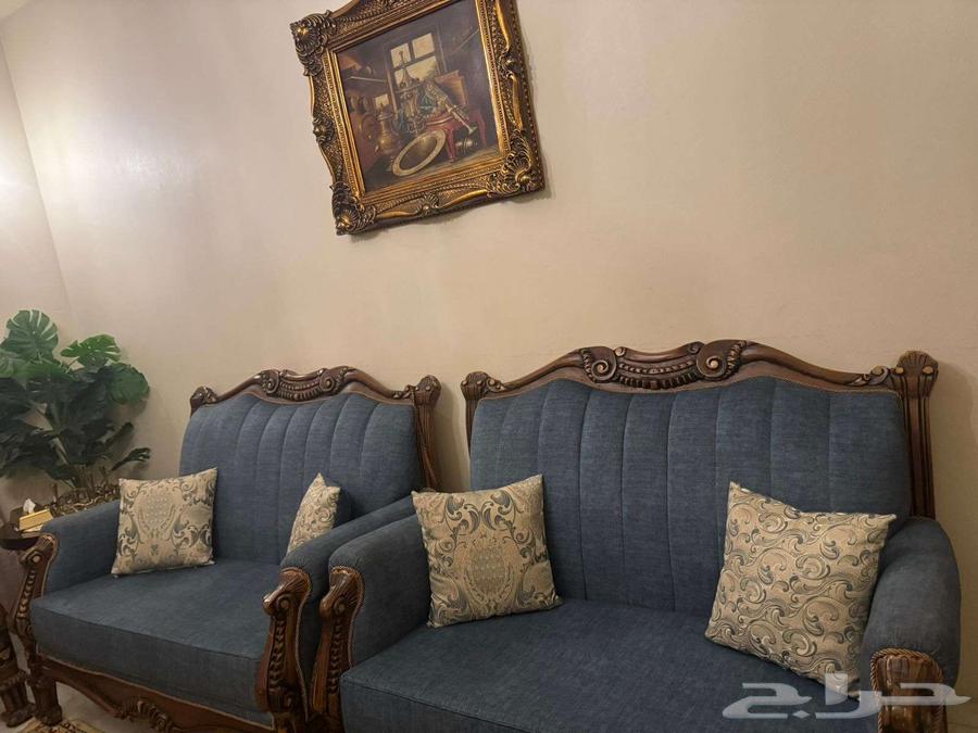 كنب مستورد شبه جديد للبيع مستعجل64519540149377111