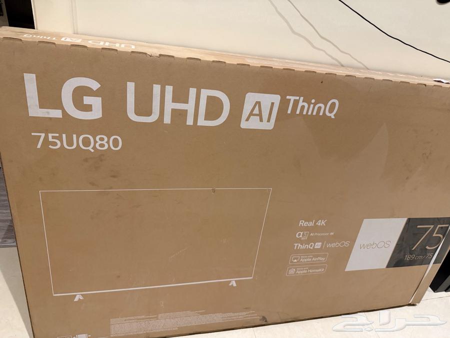 جهاز LG جديد بكرتونه مااستخدم 75 بوصه64519596884355110