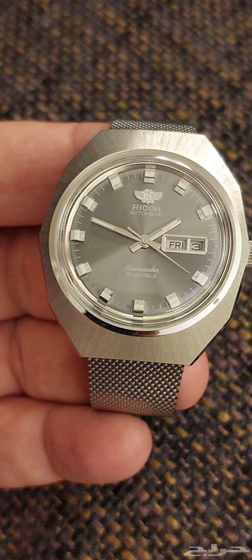 ساعة جديدة مخزنة 50 سنة نوع ريكو RICOH أوتوماتيك ياباني64525995539842113