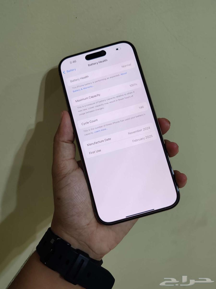 للبيع أو للبدل المناسب 16 برو ماكس 256 البطاريه 10064520062671617113