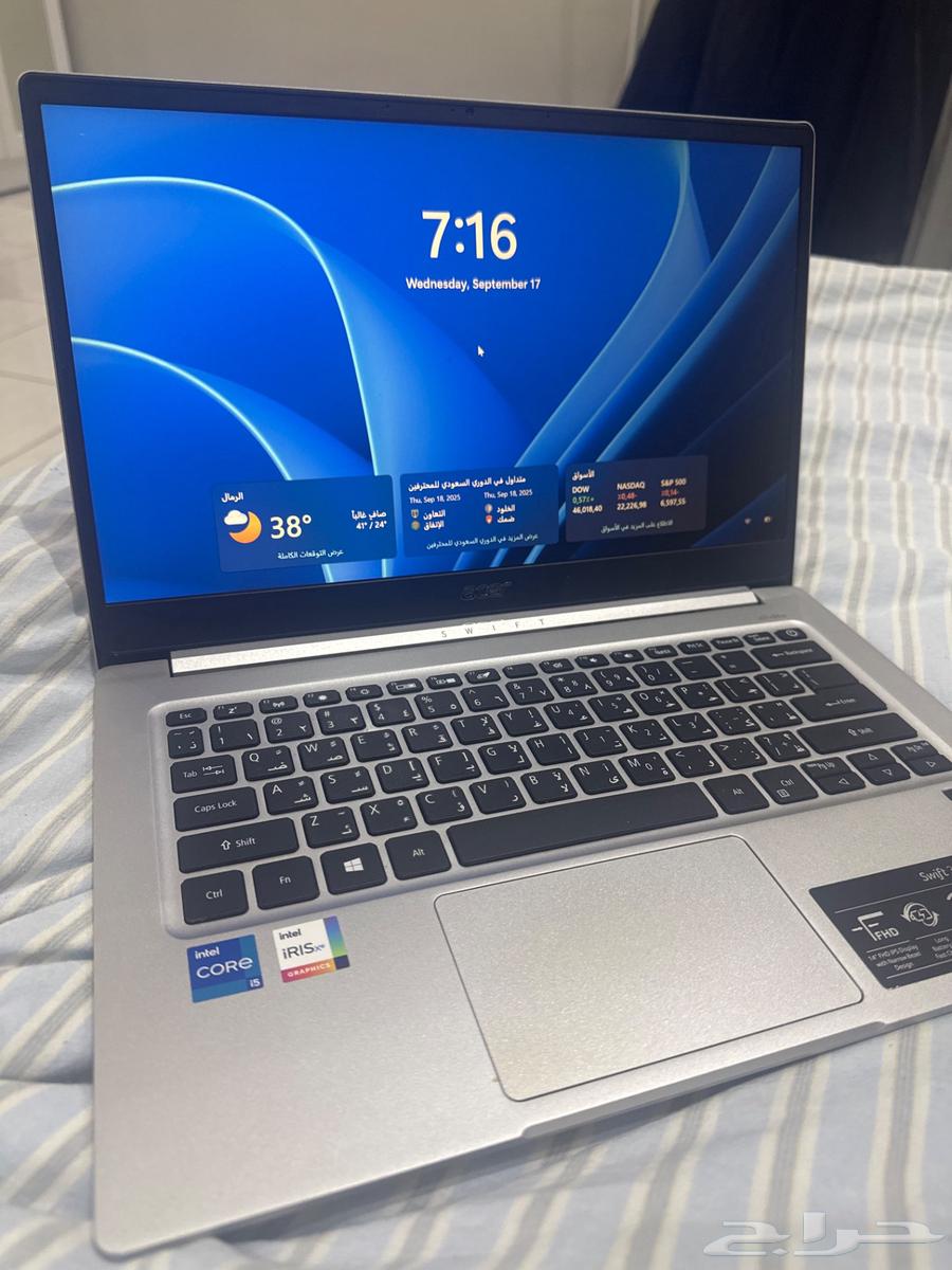 للبيع لابتوب Acer Swift 3 (موديل SF314-S9) بحالة ممتازة64524891496963111