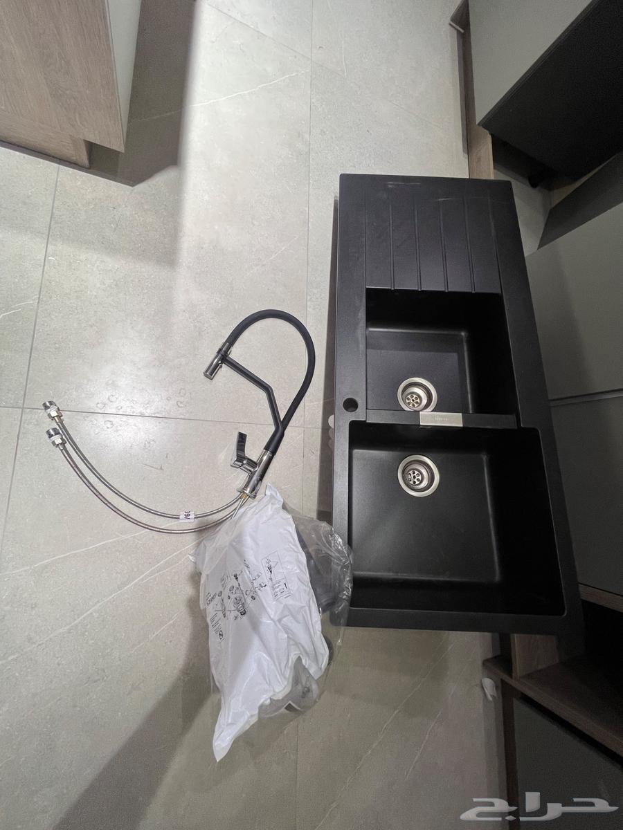 مجلى اسود الماني حوض مطبخ الماني كواتز جديد64525718775811110