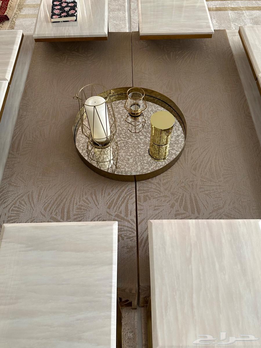 طاولات طاولة ضيافة رخام فخمة64526217173635112
