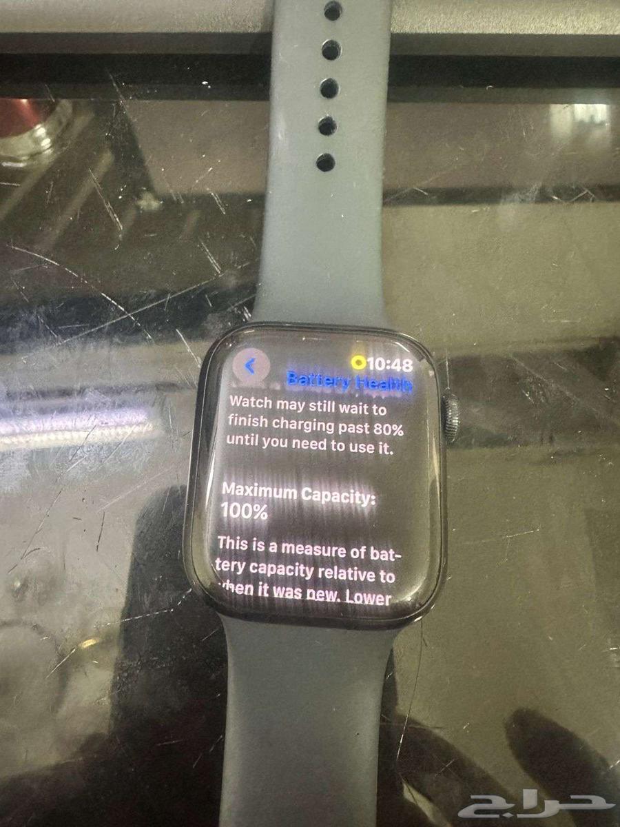 ابل وواتش سيريس 9  45  بطاريتها 10064526606868353111