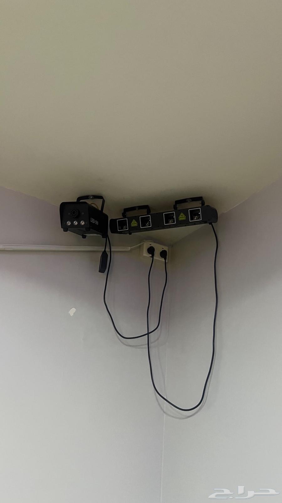 جهاز ليازر وجهاز دخان ضباب للبيع64520529945859110