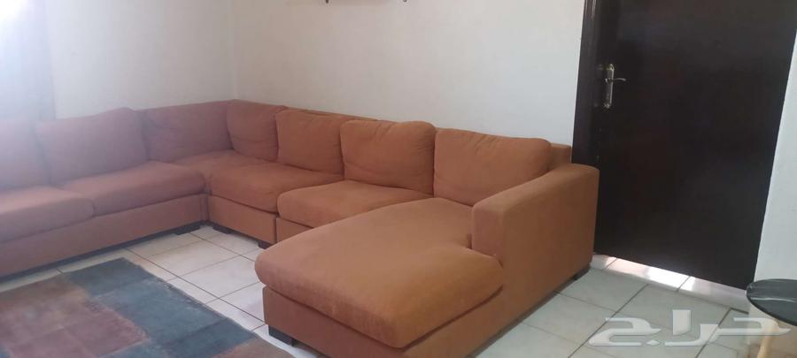 L-shaped Home Centre sofa set with 6-person dining table64520983100290110