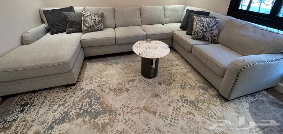 Ashley connected sofa and two three-seater sofas64523061985154113