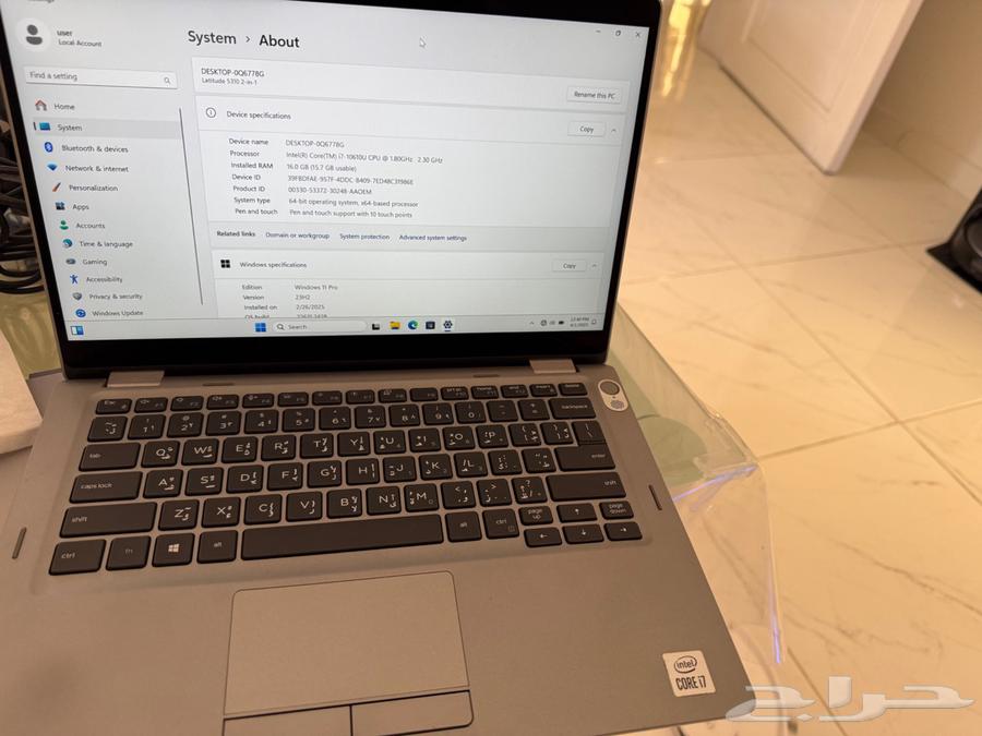 Dell Latitude 5310 جهاز ديل نظيف64521596925571112