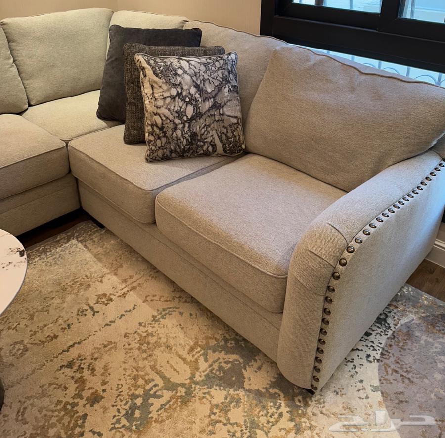 Ashley connected sofa and two three-seater sofas64523061985154114