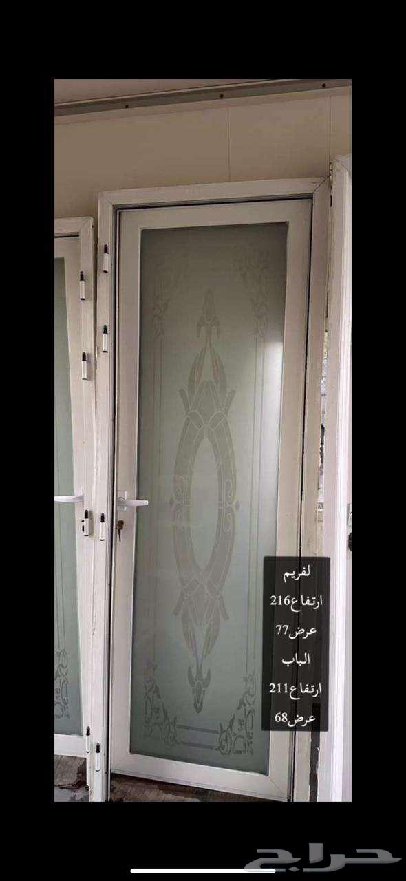 ابواب المنيوم واجهة دبل زجاج64530149305731113